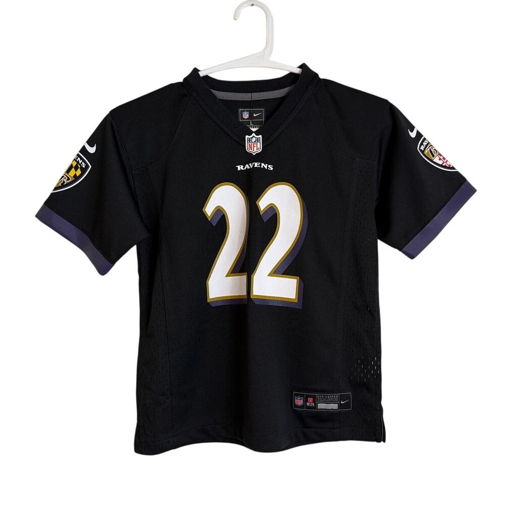 NWT Nike Baltimore Ravens Derrick Henry #22 Game Jersey, Little Kids Large (7)